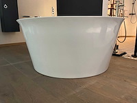 Duravit white tulip vrijstaand design bad - afbeelding 4 van  6