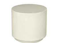 Durban ronde salontafel 52 cm in kalkmortel - afbeelding 2 van  3