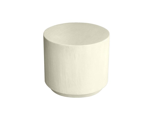 Durban ronde salontafel 52 cm in kalkmortel - afbeelding 3 van  3