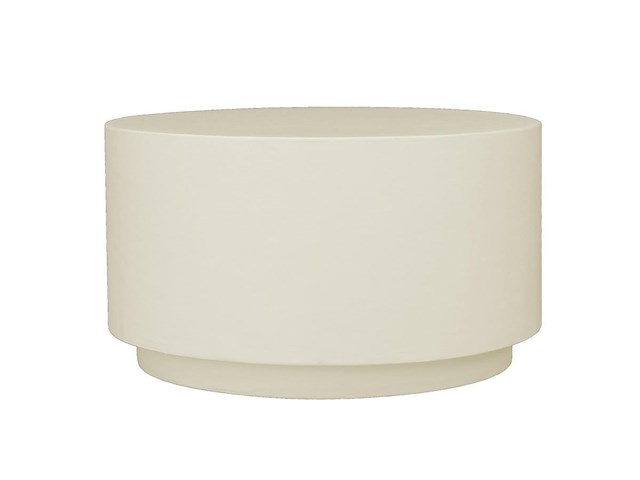 Durban ronde salontafel 80 cm in kalkmortel - afbeelding 1 van  3