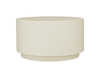 Durban ronde salontafel 80 cm in kalkmortel - afbeelding 1 van  3