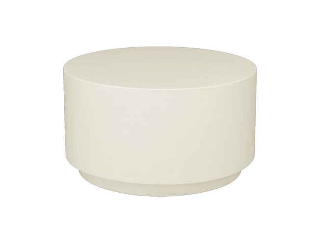 Durban ronde salontafel 80 cm in kalkmortel - afbeelding 2 van  3