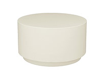 Durban ronde salontafel 80 cm in kalkmortel - afbeelding 2 van  3