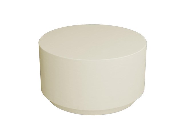 Durban ronde salontafel 80 cm in kalkmortel - afbeelding 3 van  3