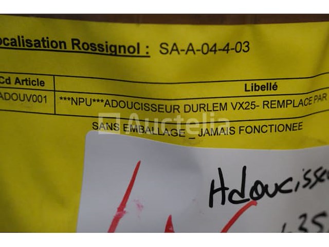 Durlem vx25 waterontharder - afbeelding 2 van  7