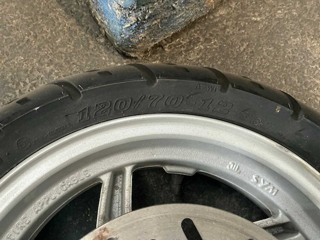 Duro 120-130/70-12 scooterband (2x) - afbeelding 4 van  5