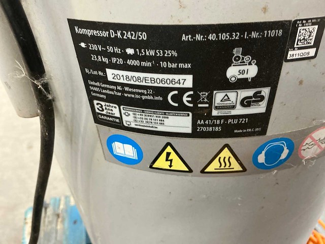 Duro d-k 242/50 luchtcompressor - afbeelding 7 van  7