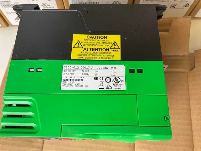 Dürr technik mex vapour control c200-012 frequentieregelaar (5x) - afbeelding 7 van  7