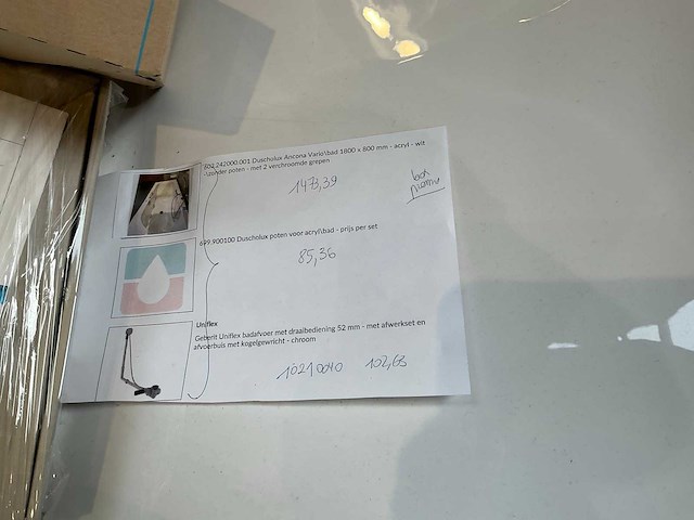 Duscholux ancona vario ligbad - afbeelding 5 van  5