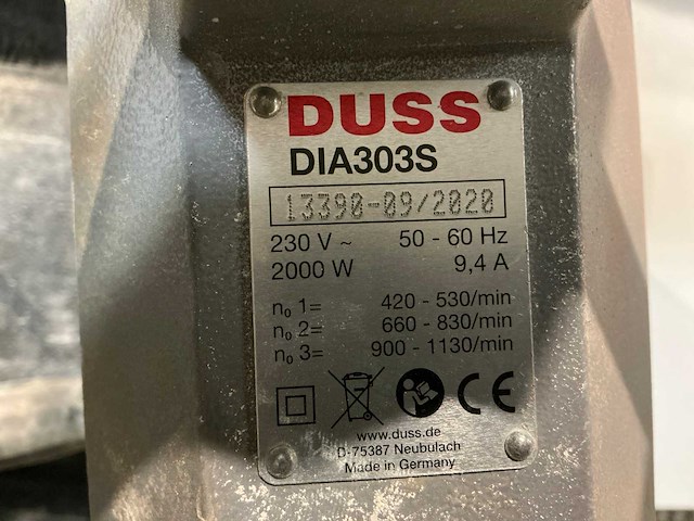 Duss dia303s boormachine - afbeelding 3 van  4