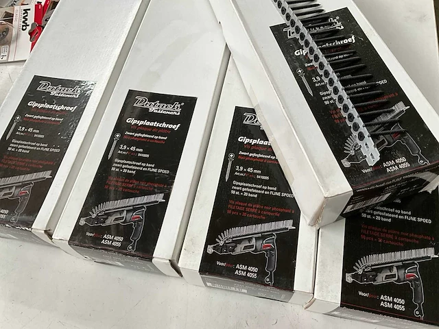 Dutack gipsplaatschroef 3,9 x 45mm op band (50 stuks x 20x band) (5x) - afbeelding 3 van  4