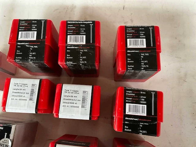 Dutack mix kavel diverse maten nagels o.a. rvs - afbeelding 5 van  7