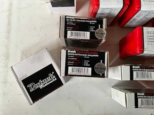 Dutack mix kavel diverse maten nagels o.a. rvs - afbeelding 3 van  7