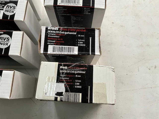Dutack mix kavel diverse nagels o.a. rvs - afbeelding 4 van  6