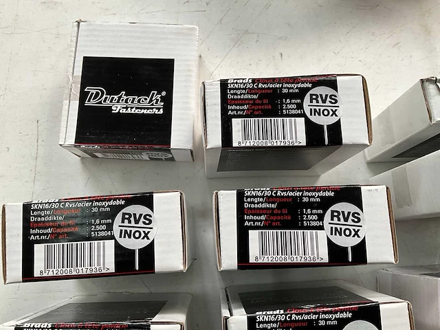 Dutack mix kavel diverse nagels o.a. rvs - afbeelding 6 van  6