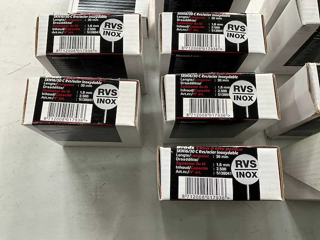 Dutack mix kavel diverse nagels o.a. rvs - afbeelding 2 van  6