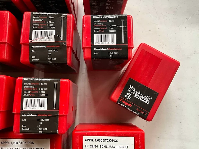 Dutack mix kavel diverse t-nagels verpakkingen 1000 stuks - afbeelding 2 van  7