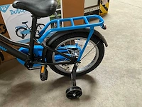 Dutch flavor kinderfiets blauw met zijwieltjes 16” - afbeelding 10 van  11