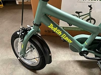 Dutch flavor kinderfiets groen met zijwieltjes 12” - afbeelding 12 van  12