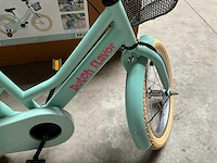 Dutch flavor kinderfiets mintgroen met zijwieltjes 16” - afbeelding 5 van  11