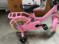 Dutch flavor kinderfiets roze met zijwieltjes 12” - afbeelding 4 van  11