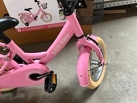 Dutch flavor kinderfiets roze met zijwieltjes 12” - afbeelding 5 van  11
