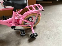 Dutch flavor kinderfiets roze met zijwieltjes 12” - afbeelding 11 van  11