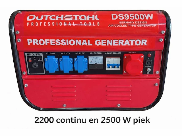 Dutch stahl - ds9500w - noodstroomaggregaat - conditie: nieuw met transportschade. - afbeelding 5 van  7