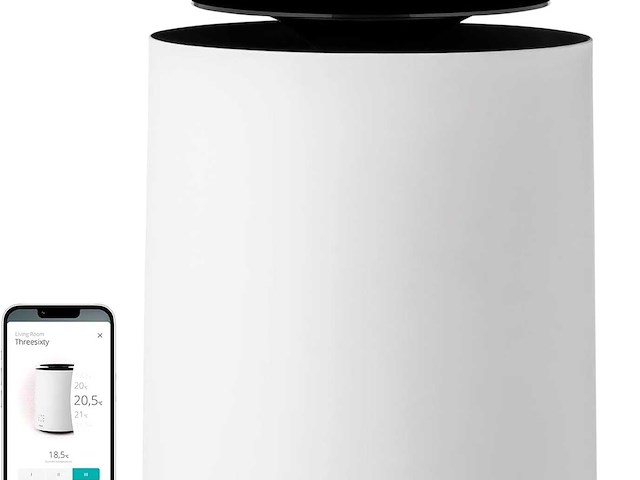 Duux threesixty 2 360° keramische hulpverwarming - programmeerbare blower - afbeelding 1 van  7