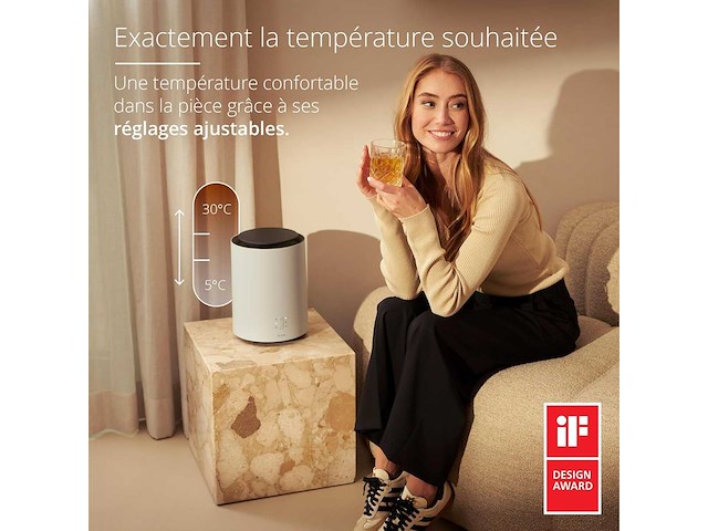 Duux threesixty 2 360° keramische hulpverwarming - programmeerbare blower - afbeelding 4 van  7