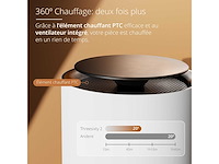 Duux threesixty 2 360° keramische hulpverwarming - programmeerbare blower - afbeelding 5 van  7