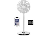 Duux whisper flex white dxcf13 - slimme voetstukventilator met dockingstation en batterij - stille ventilator (dxcf13) - afbeelding 1 van  6