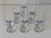 Duval glazen. 6 stuks - afbeelding 1 van  3