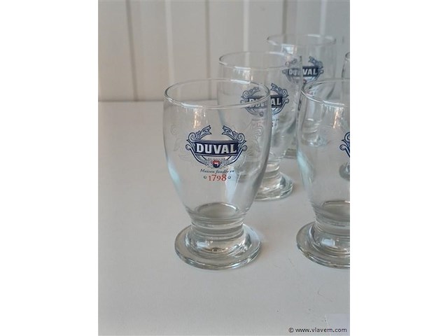 Duval glazen. 6 stuks - afbeelding 2 van  3