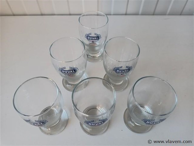 Duval glazen. 6 stuks - afbeelding 3 van  3