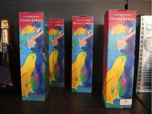 Duval-leroy champagnes (x4) - afbeelding 1 van  4