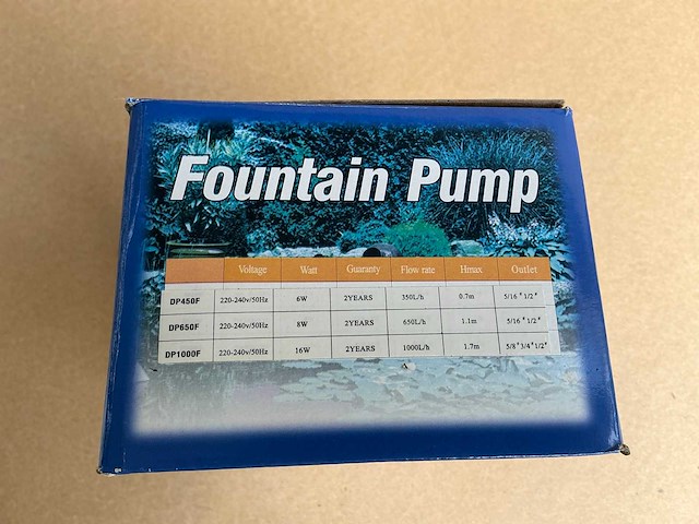 Duvo aqua dp1000f fontein pomp (7x) - afbeelding 3 van  6