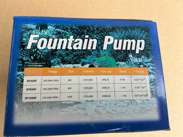 Duvo aqua dp450f fontein pomp (10x) - afbeelding 4 van  6
