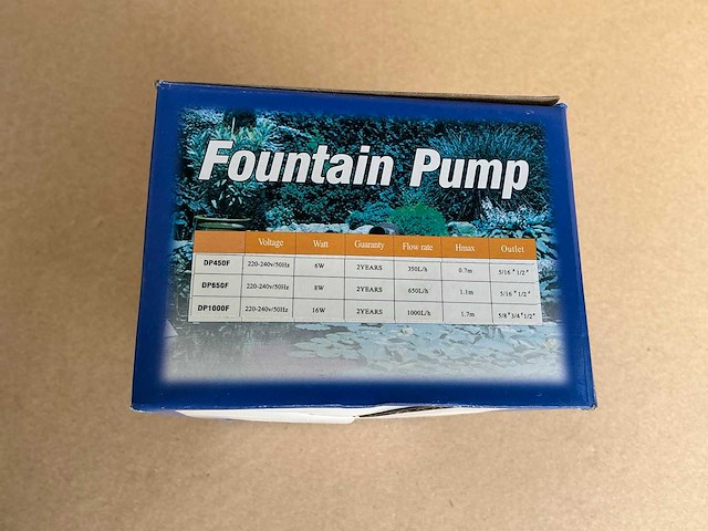 Duvo aqua dp650f fontein pomp (10x) - afbeelding 4 van  5