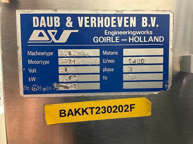 D&v sandwich machine - afbeelding 4 van  4