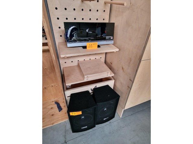 Dvd-home theatre system sony & luidsprekers - afbeelding 1 van  9