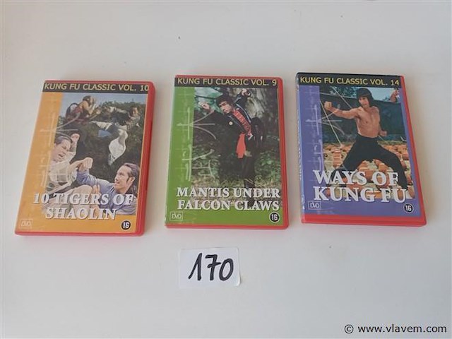 Dvd kung fu classic. 3 stuks - afbeelding 1 van  4