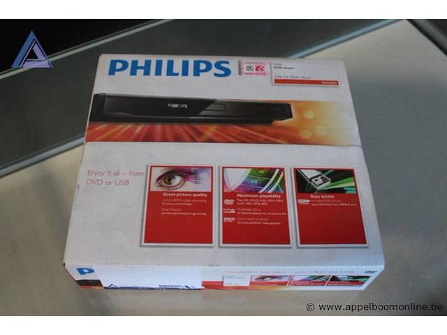 Dvd-speler, philips, dvp2850, usb 2.0 divx ultra, werking niet gekend - afbeelding 2 van  2