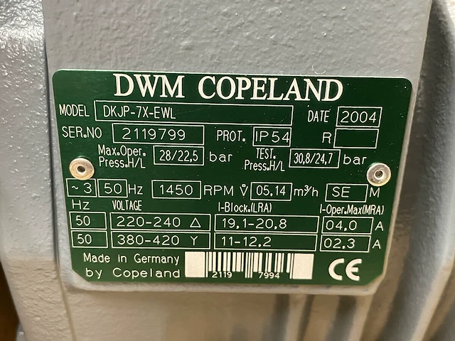 Dwm copeland compressor - afbeelding 2 van  2