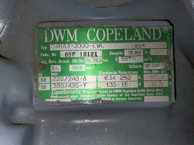 Dwm copeland compressor - afbeelding 2 van  2