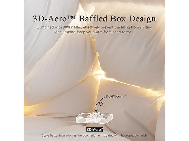 Dwr donzen dekbed 155 x 220 cm - afbeelding 3 van  5