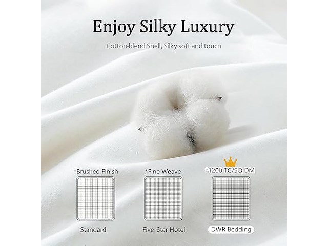 Dwr donzen dekbed (200 x 200 cm) - afbeelding 3 van  4