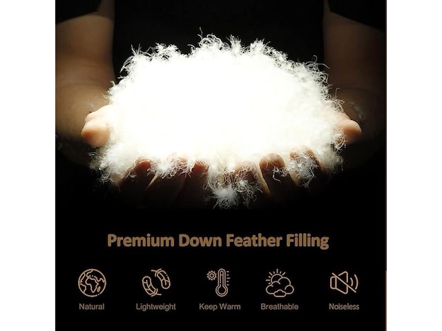 Dwr donzen dekbed (200 x 200 cm) - afbeelding 2 van  5