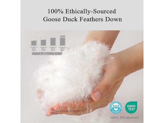 Dwr donzen dekbed (200 x 200 cm) - afbeelding 4 van  5