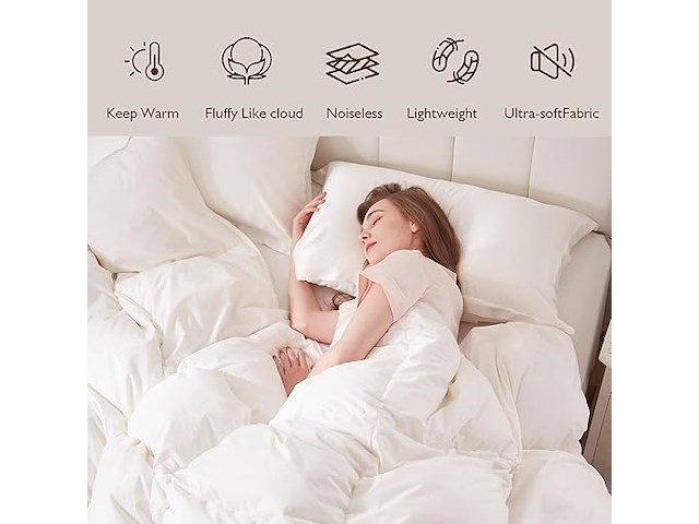 Dwr donzen dekbed (240 x 260 cm) - afbeelding 2 van  4